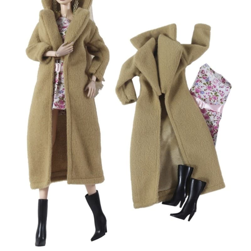 Conjunto De Roupas De Boneca Treeling De 30 Cm Para Bonecas Da Moda De 1 6 Com Casaco E Calçados
