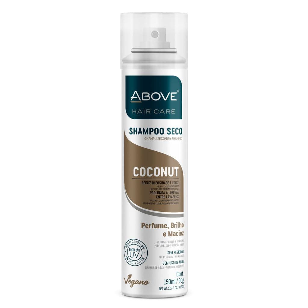 Shampoo Seco Above Coconut Vegano Controle Oleosidade 150ml
