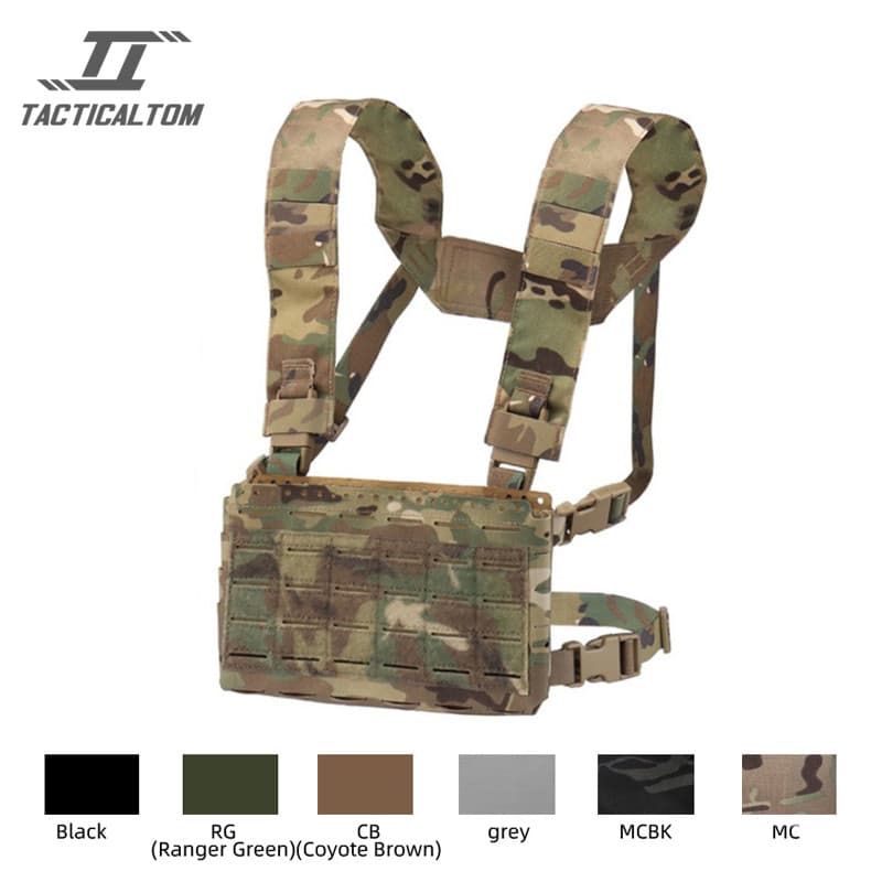 Tático Tom peito pendurado barriga bolso SS-MK5 estilo combate ferramenta de transporte leve colete de reconhecimento ac