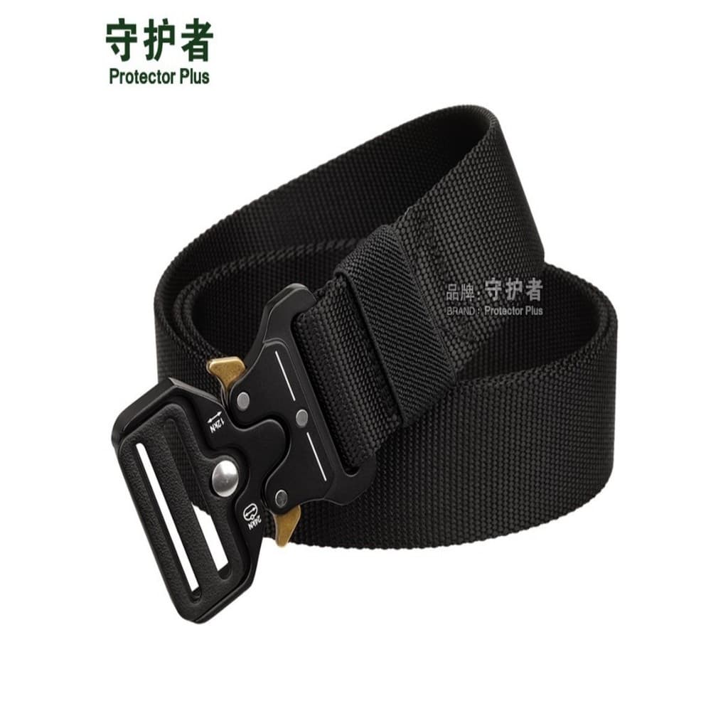 Guardião equipamento de cinto ao ar livre Cobra cinto fivela de Metal lona Webbing calças cinta das mulheres dos homens