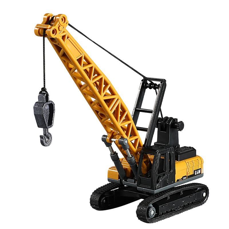 Conjunto De Veículos De Engenharia Inercial Em Liga , Modelo De Simulação , Escavadeira , Pá , Carro , Menino , Bebê , P