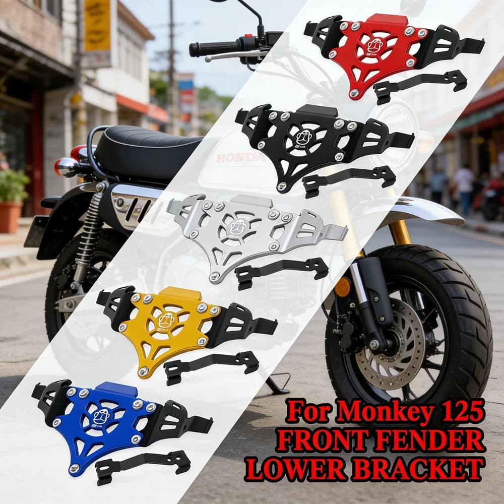 Novo 2026 - Para Honda Monkey 125 Z125 MONKEY125 Suporte de rebaixamento do para-lama dianteiro