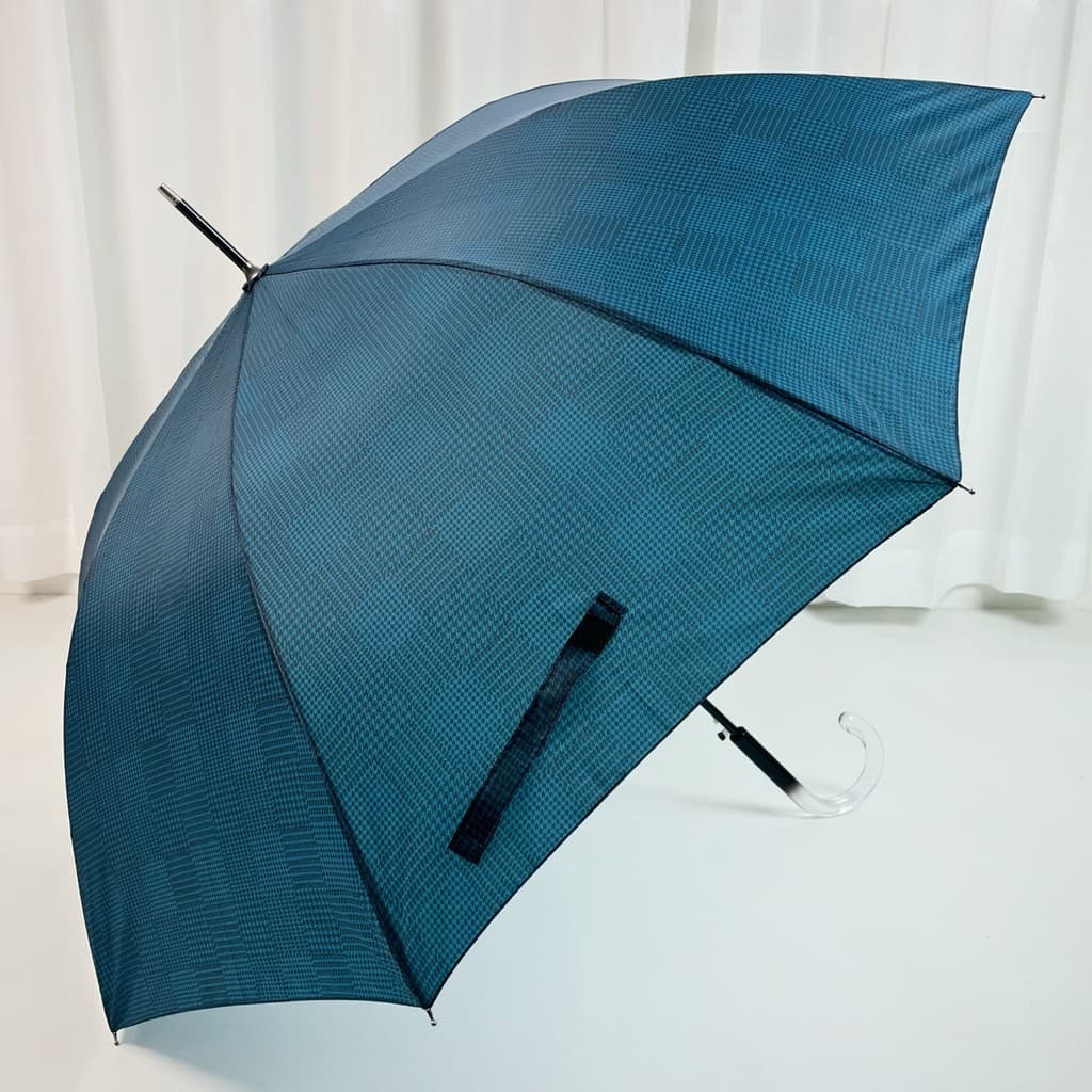 Japonês único comércio exterior guarda-chuva luz luxo xadrez semiautomático alça de cristal adulto cavalheiro portátil r