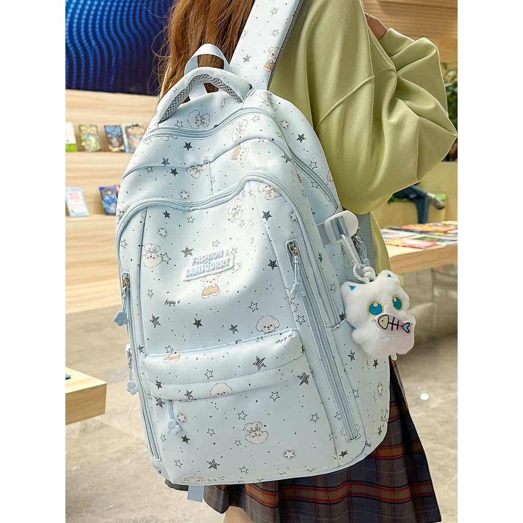 Mochila escolar fofa para meninas, estudantes do ensino fundamental 2026, novo estilo, estudantes do ensino médio, menin