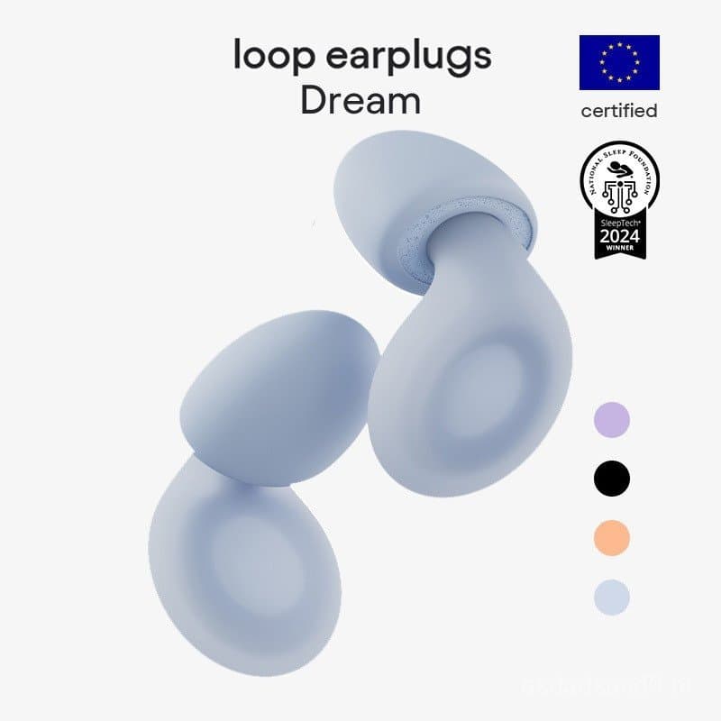 LoopDream – Protetores auriculares de silicone/espuma de memória para um sono confortável. |   Protetores auriculares co