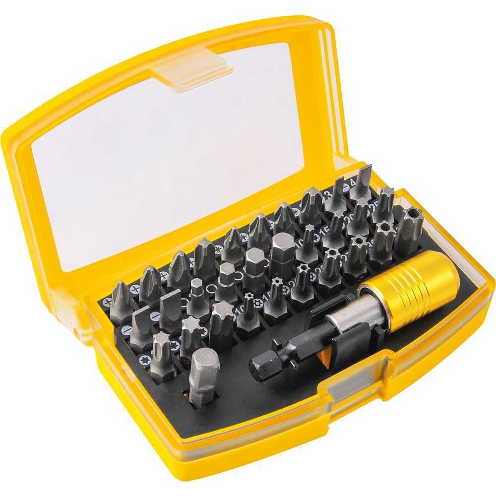 Jogo de Bits Encaixe Sextavado 1/4" 32 Peças Engate Rápido Vonder