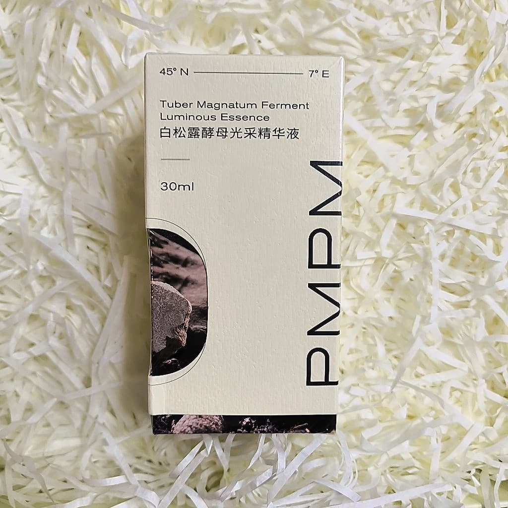 P PMPM Levedura de Trufa Branca Radiante Niacinamida Colágeno Soro 30ml Firmador Calmante Iluminador 2606
