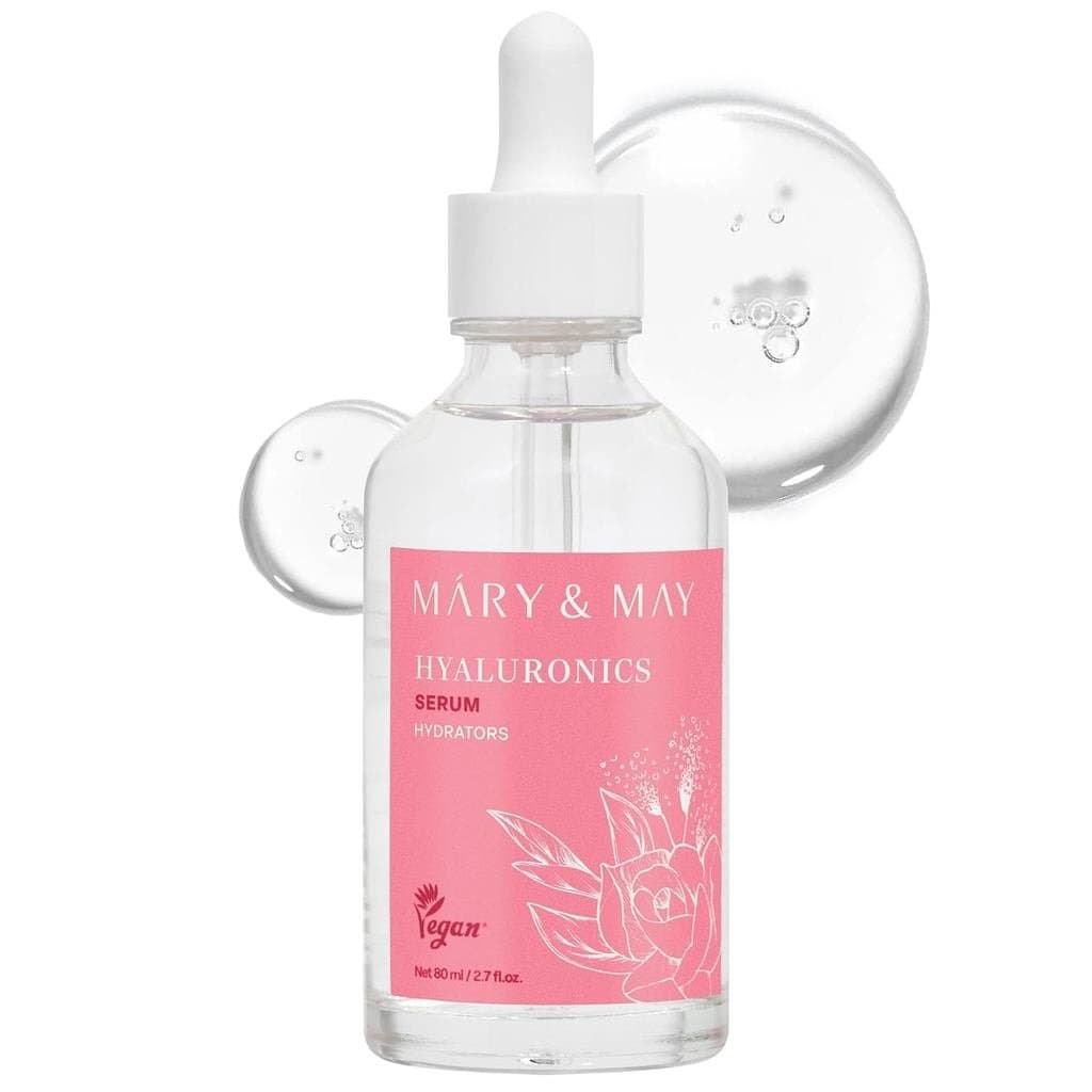 Sérum Hialurônico Mary&May com 6 Tipos de Ácido Hialurônico para Hidratação Profunda e Retenção de Umidade - Sem Fragrân