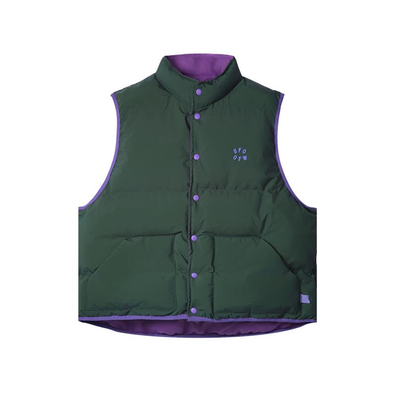 Colete cheio de algodão OFFWINTER Space Series Casual moderno e simples
