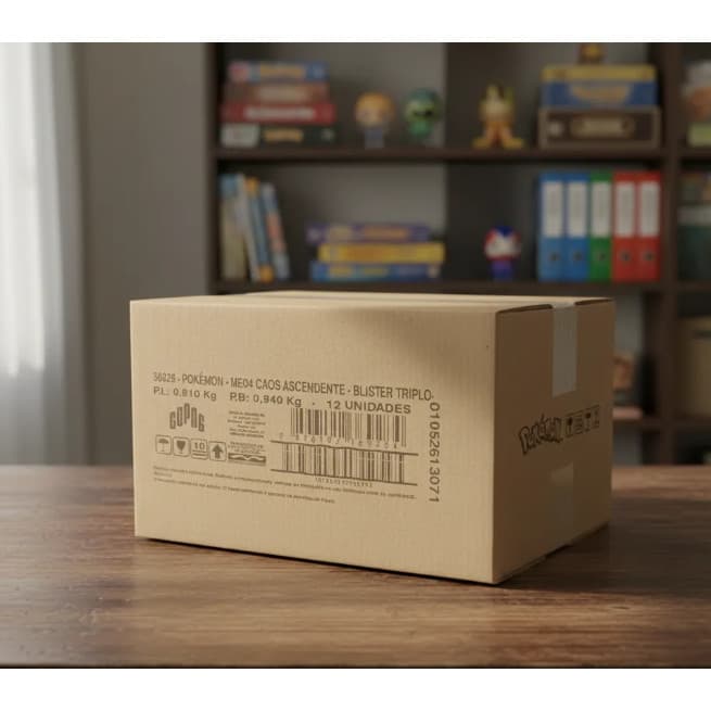 Case Lacrada -Blister Triplo Pokémon -Caos Ascendentes - Copag