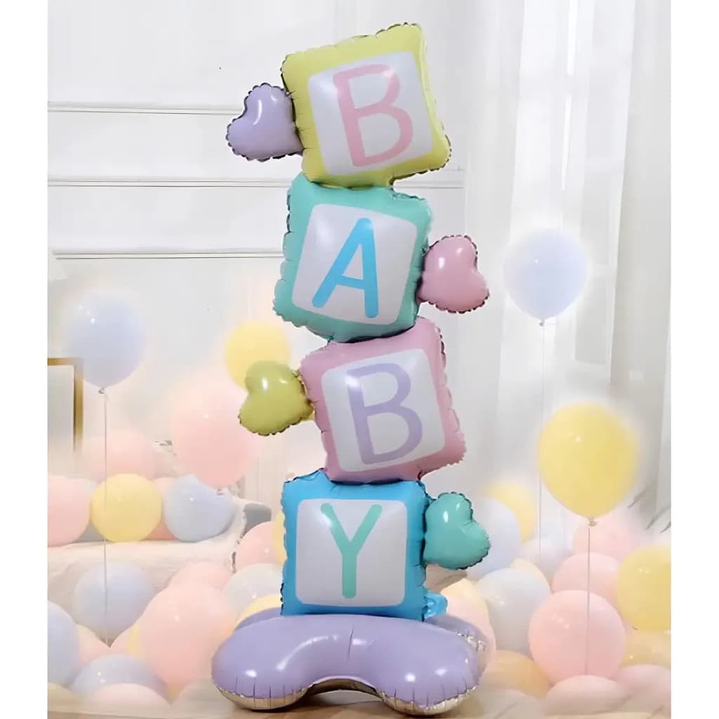 Balão Decoração Metalizado Chá Revelação Chá Bebe Artpremium