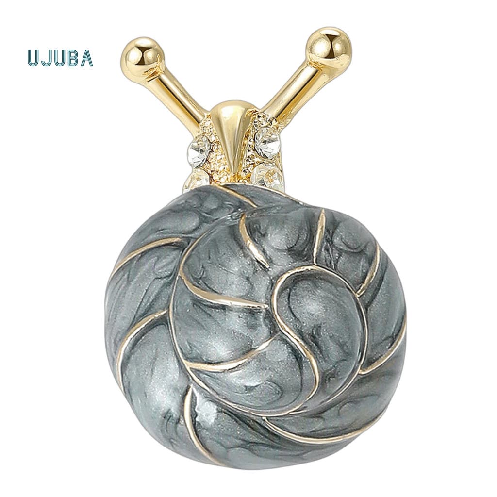 Pino De Caracol Estilo Vintage Ujb , Concha Colorido Com Esmalte Suave Para Moda Versátil , Antioxidação