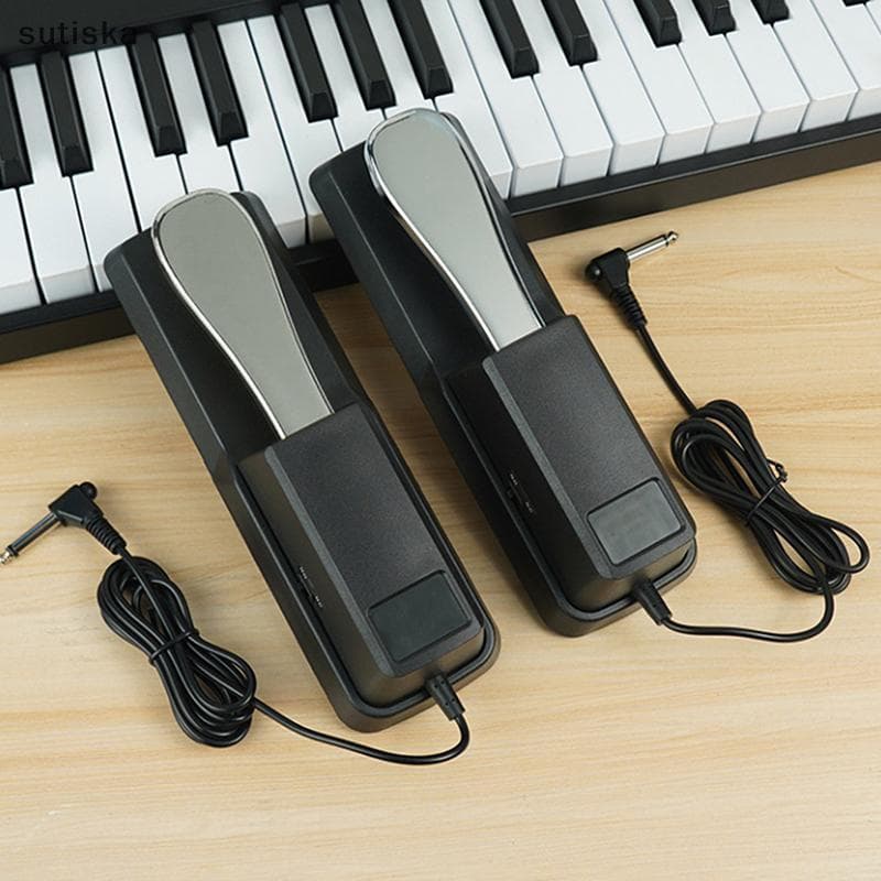sutiska Teclado Eletrônico Portátil Universal , Pedal De Sustentação Para Instrumento De Piano Digital , Acessório BR