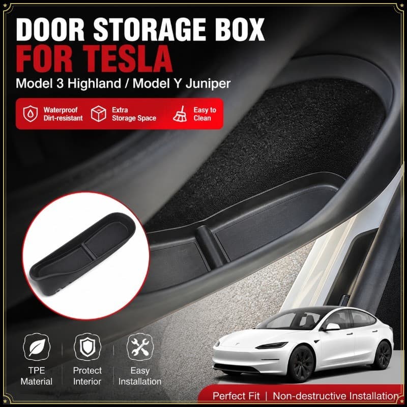 Para Tesla Modelo 3 Highland Y Juniper Porta Caixa De Armazenamento Bandeja Organizador Interior À Prova Dwaterproof Águ
