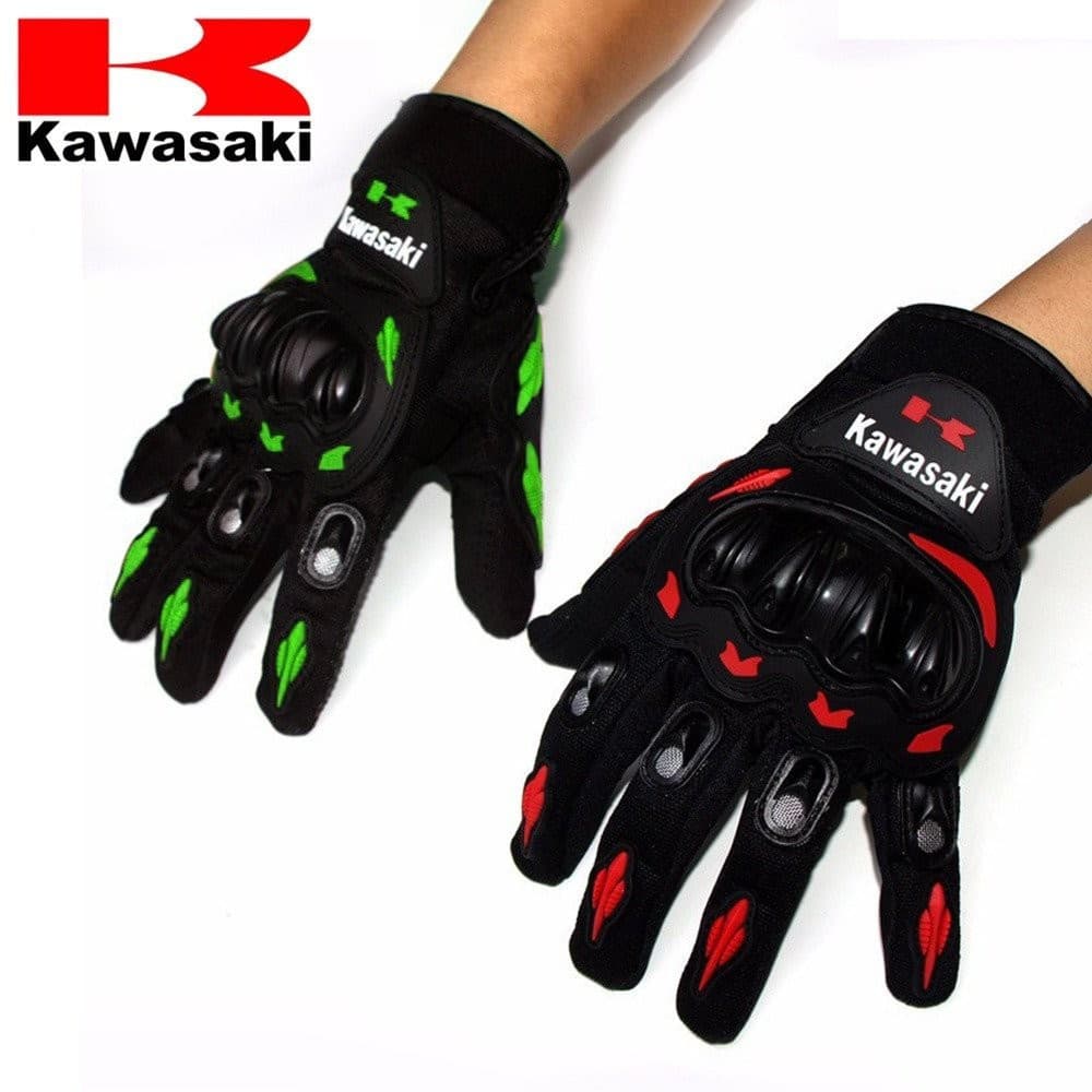 Kawasaki motocross corrida ao ar livre ambiente luvas protetor de esportes