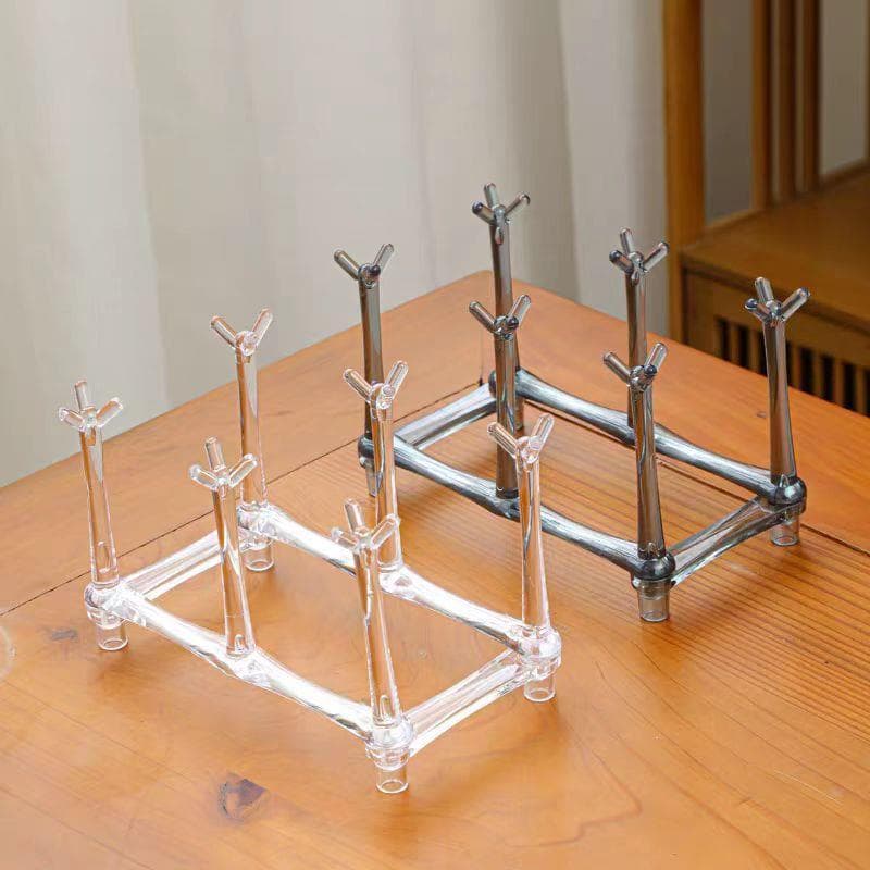 Suporte de copo acrílico criativo pequeno cabide dreno rack café