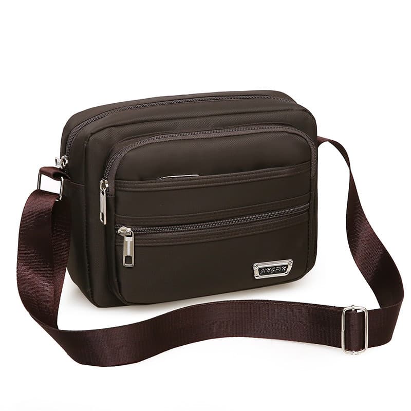 Bolsa de ombro à prova d'água para coleção de dinheiro de negócios, bolsa mensageiro para homens e mulheres, bolsa regis