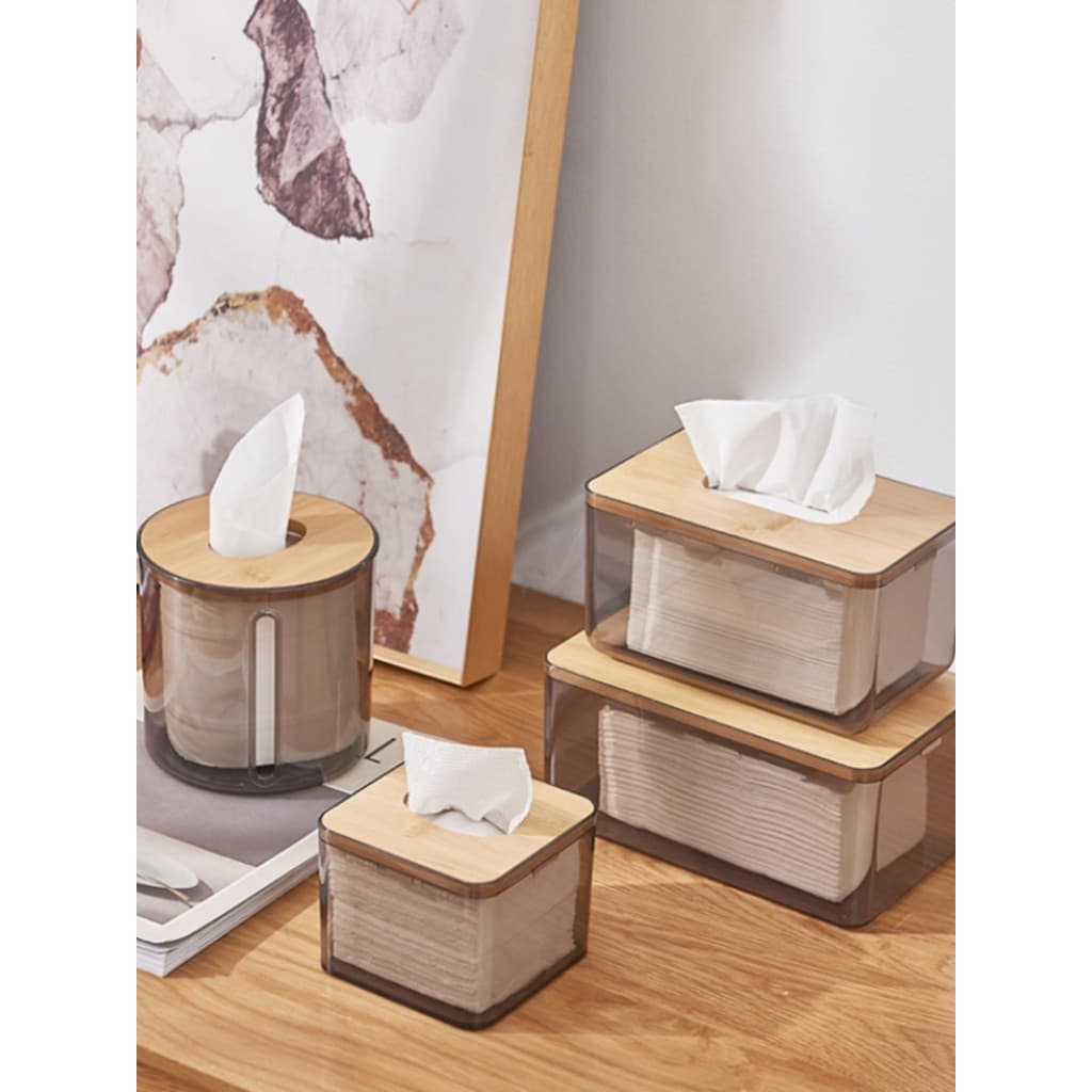 Caixa de papel de tecido sala de estar mesa de café rolo caixa de papel mesa de jantar guardanapo armazenamento Coreless