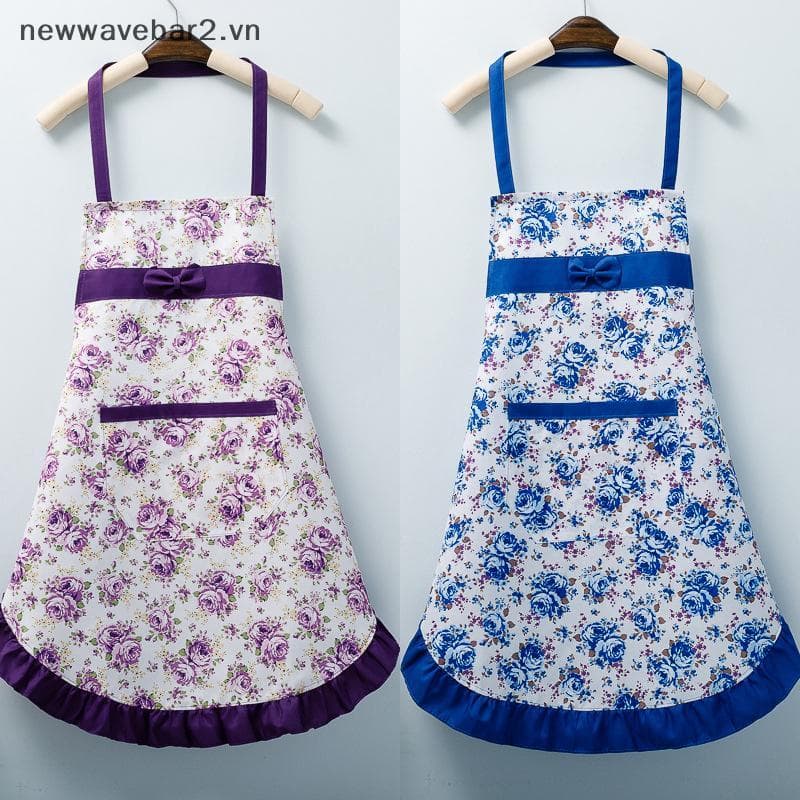 Avental De Lona De Algodão Floral Para Cozinha Feminina À Prova De Óleo Com Poetas E Cinto Ajustável D'água Sem Mangas .