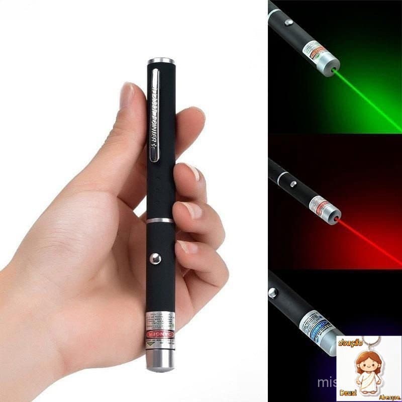 Ponteiro Laser Vermelho Roxo Verde de Alta Potência Feixe Visível 5 Miliwatt Laser 650 Nanômetros Tempo de Espera A6IV