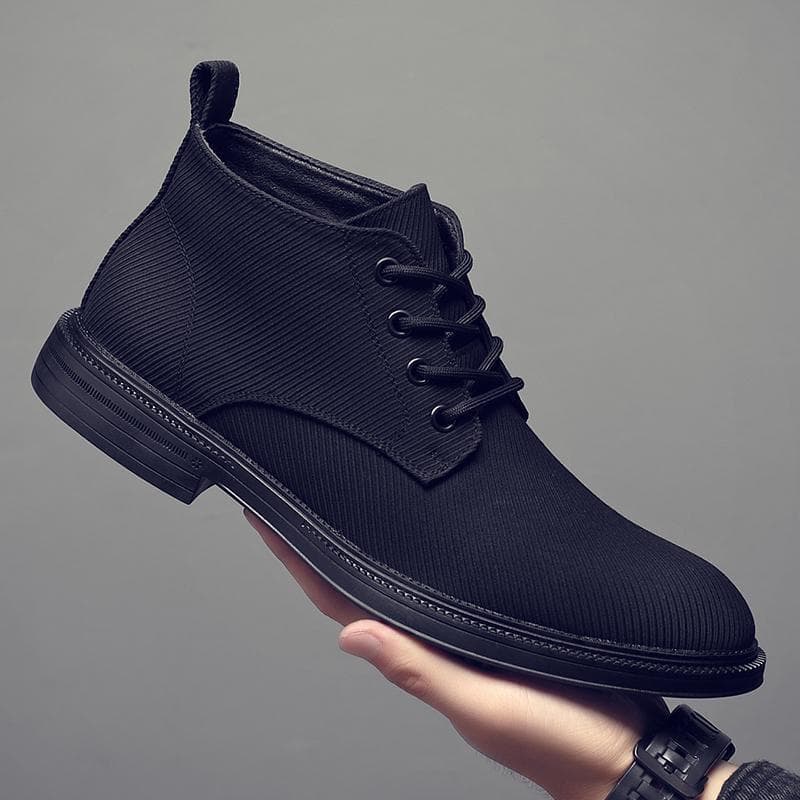 Martin botas masculinas 2025 outono inverno novo estilo sapatos masculinos moda botas de couro masculino britânico meado