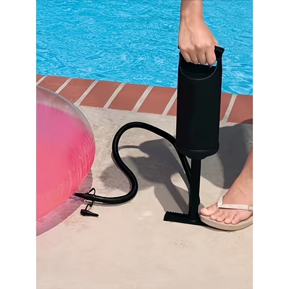 Bomba de ar portátil ao ar livre cama de ar grande piscina bomba de ar rápida bomba de ar mão puxar bomba de ar 40cm