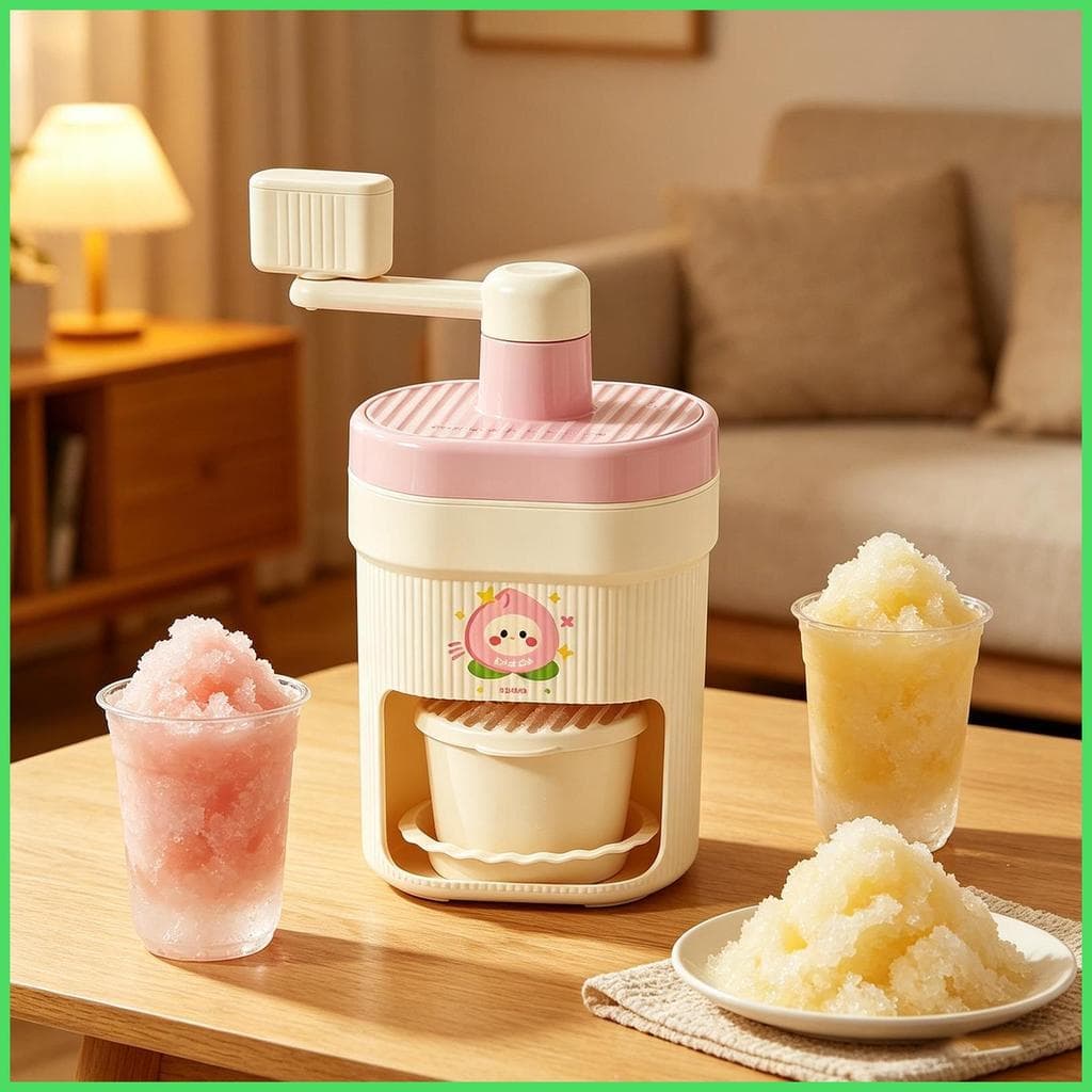 Máquinas De Barbear Gelo Manivela Portátil Manual Barbeador Máquina De Raspado Para Casa Freezer Contador Festa yontnbr