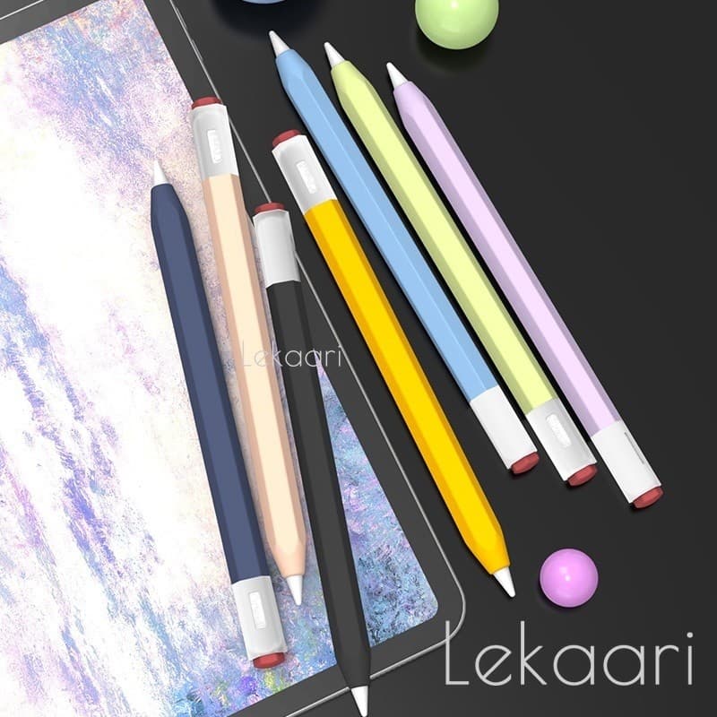 Capa De Silicone Macio Para Apple Pencil 3 gen USB-C 2 1 Protetora Antiderrapante Caneta