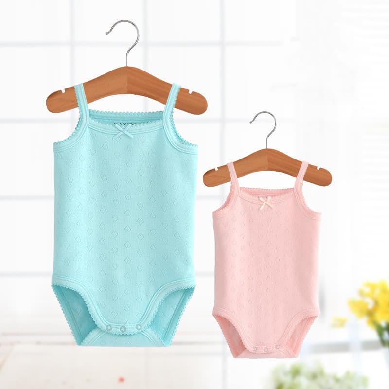 Macacão de bebê verão estilo fino Suspender macacão de algodão puro roupas de bebê bonito macacão estilo ocidental roupa