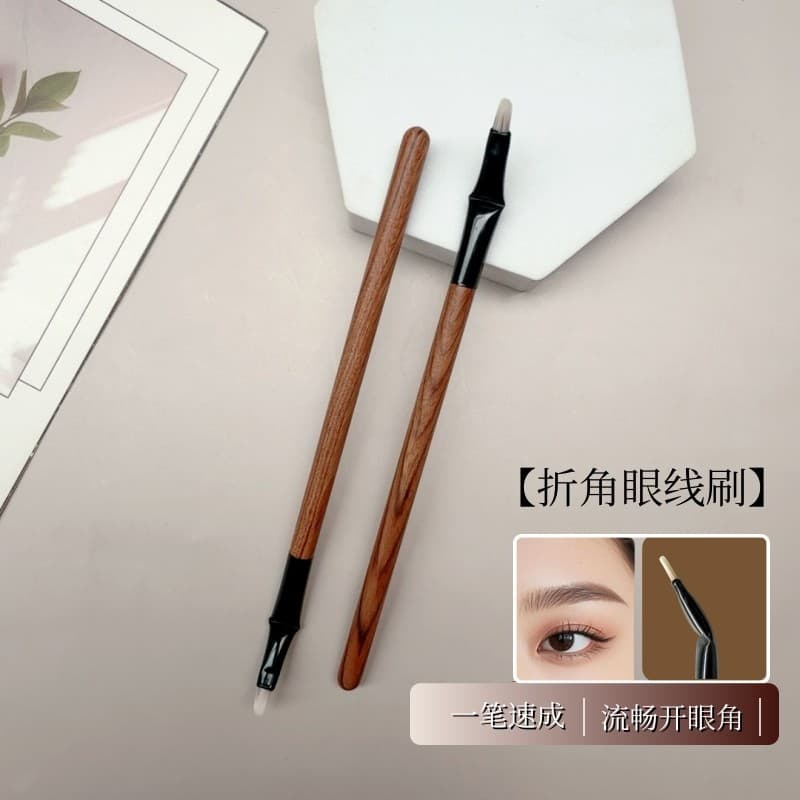 Pincel de maquiagem Cangzhou 260 Pincel de delineador de ângulo dobrável com precisão de contorno para o pincel de corre