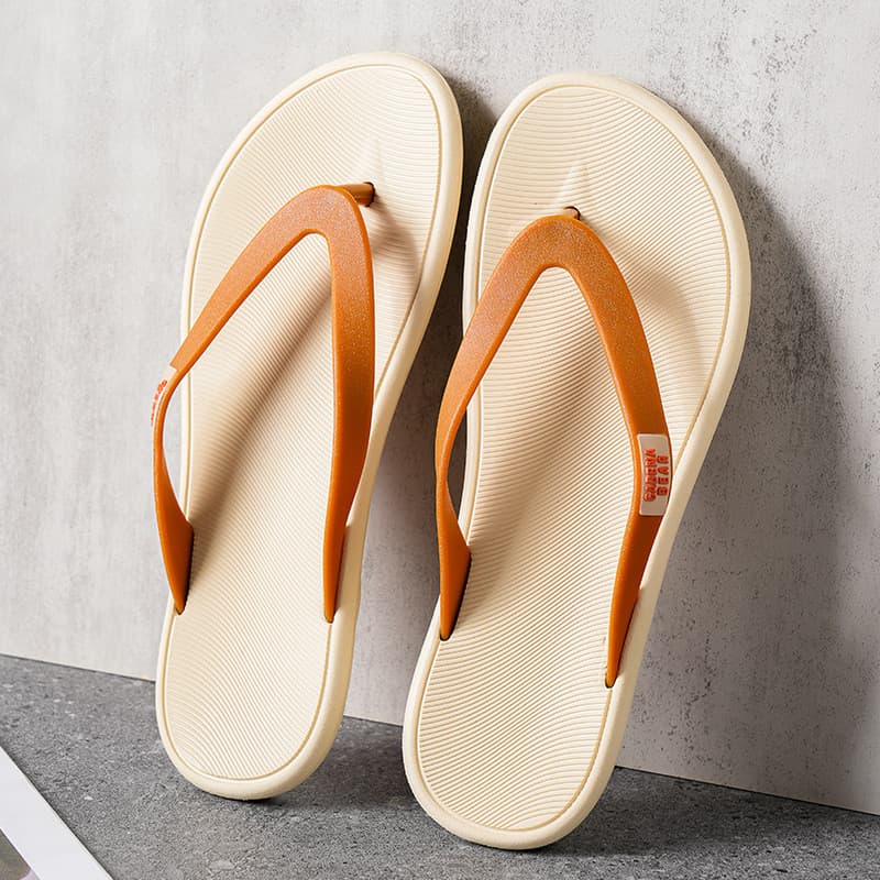 Novo estilo chinelos masculinos, sola macia Q-elástico verão moda ao ar livre chinelos de praia chinelos leves