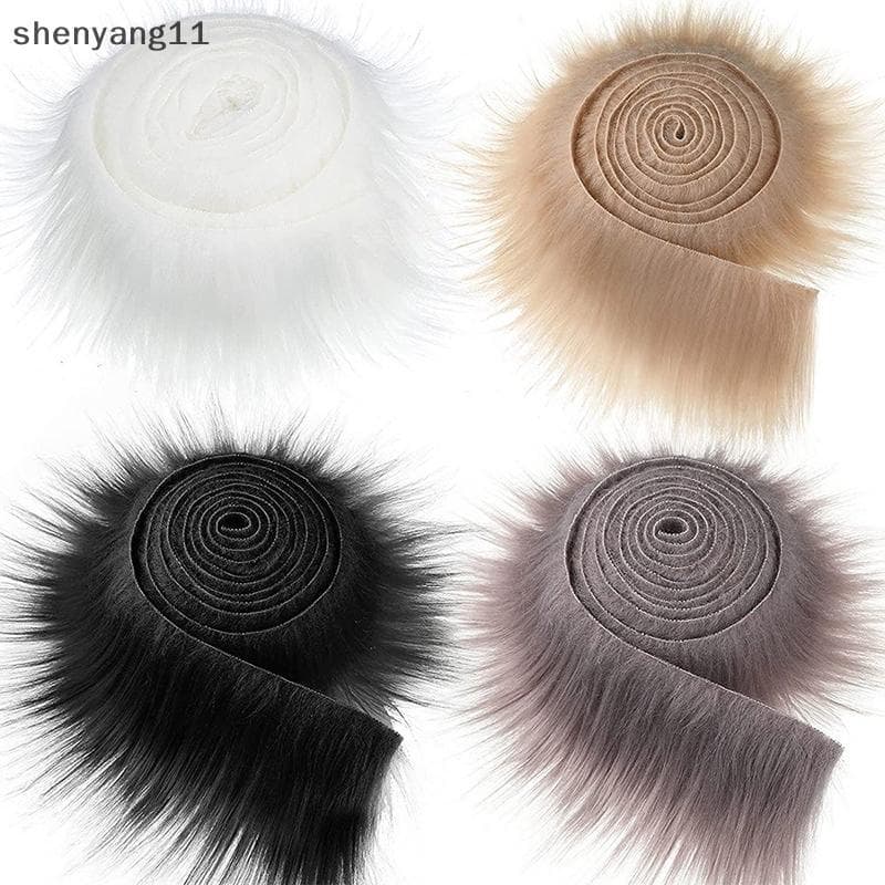shen 9x150cm Fitas De Fita De Pele Sintética DIY Vestuário Costura Fofo Guarnição Corte Tecido Decoração Para Casa Traje