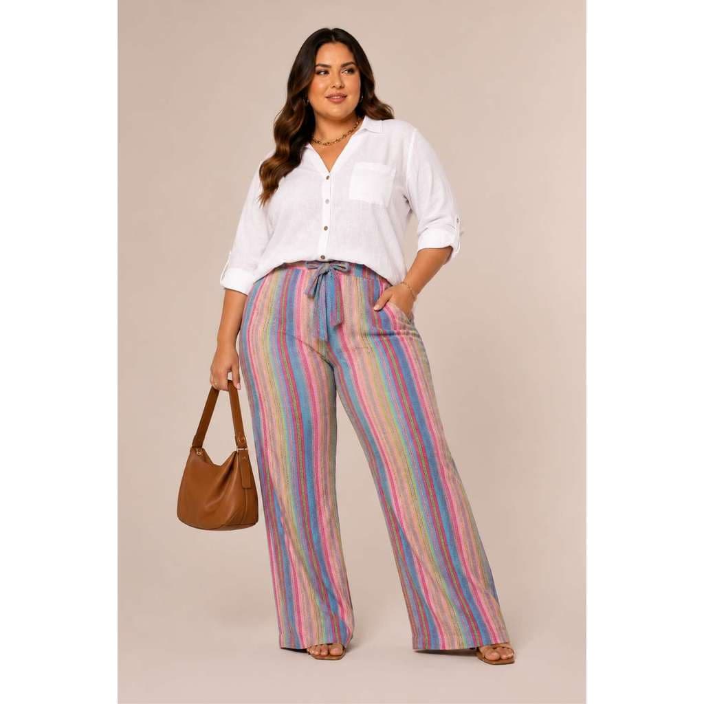 CALÇA RENDA COLORIDA