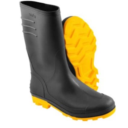 Bota PVC Borracha Chuva Motociclista Moto Impermeável Confortável Vonder