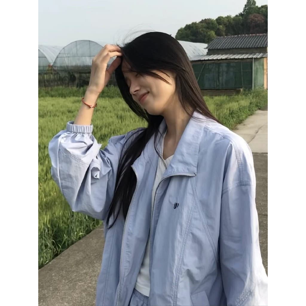 Protetor solar japonês roupas femininas 2026 novo estilo verão estilo preguiçoso leve respirável estilo fino ao ar livre