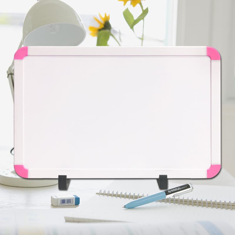 Quadro branco magnético, quadro de desenho infantil apagável de dupla face, quadro de anúncios para escritório com supor