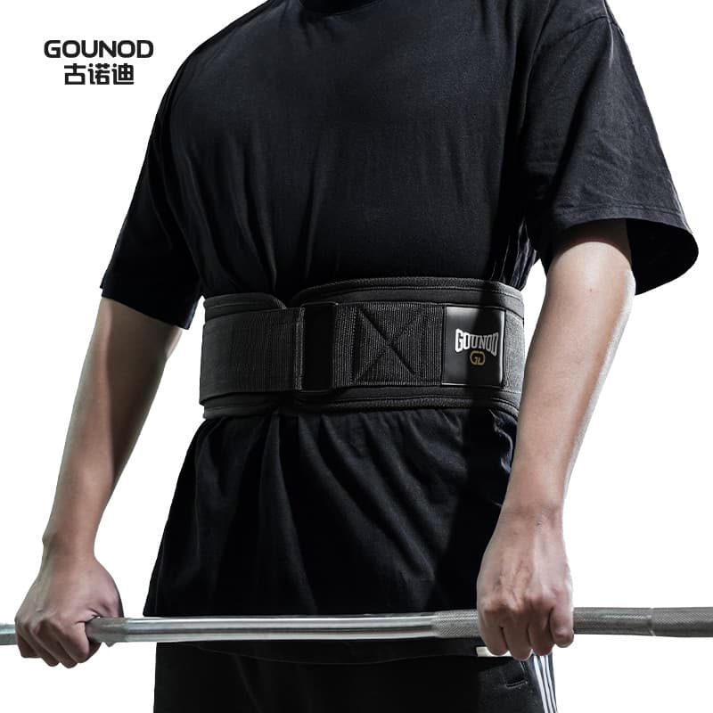 Gunodi profissional fitness cintura suporte esportes cinto agachamento Deadlift levantamento de peso treinamento de forç