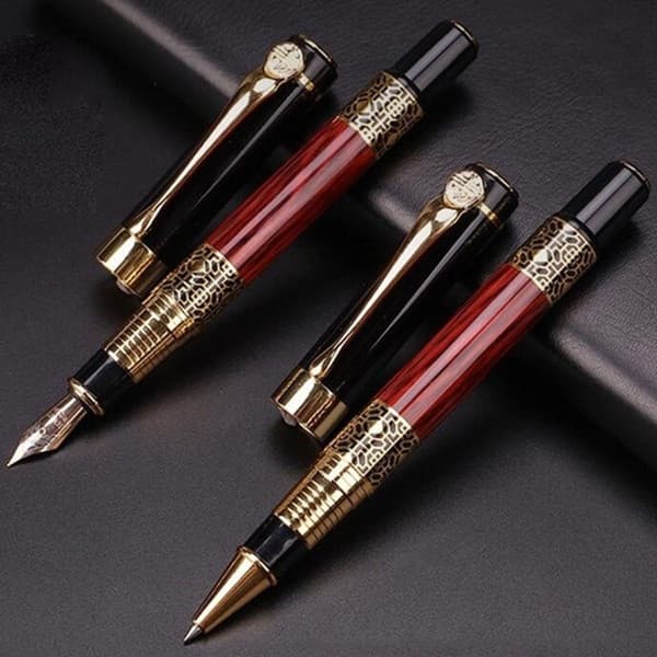 1x Nova Caneta de Luxo de 0,5mm, Caneta-tinteiro, Caneta Rollerball para Escrita Empresarial, presente dia dos pais