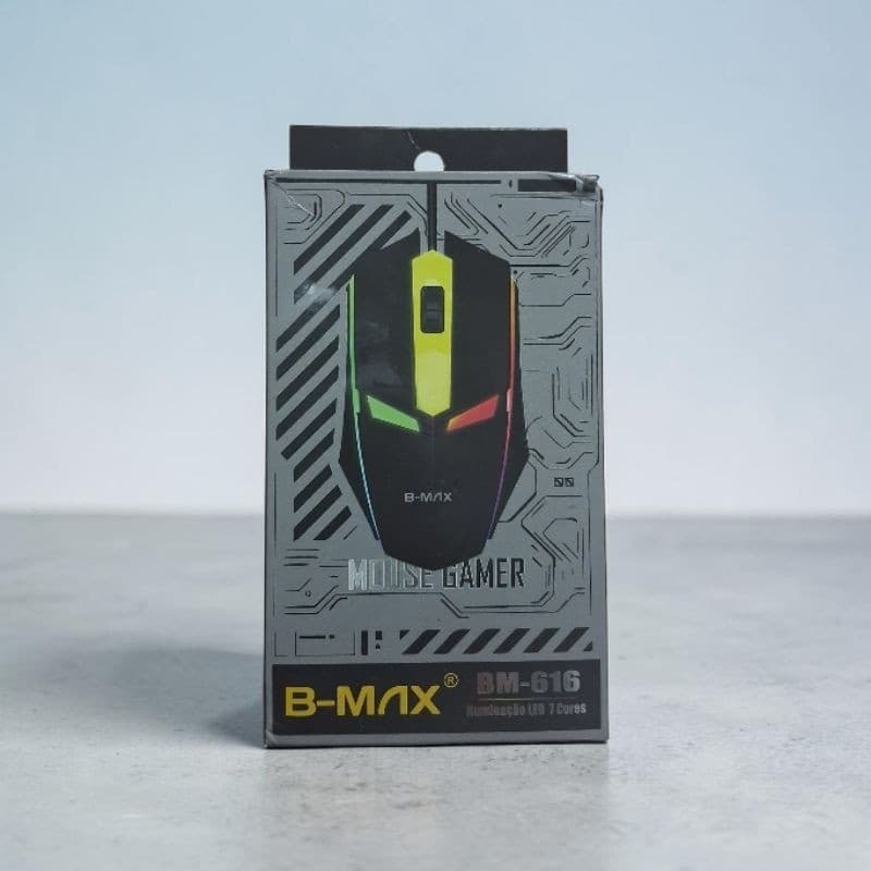 Mouse Gamer, Mouse B-Max, Mouse Barato, Mouse com LED, Mouse RGB.