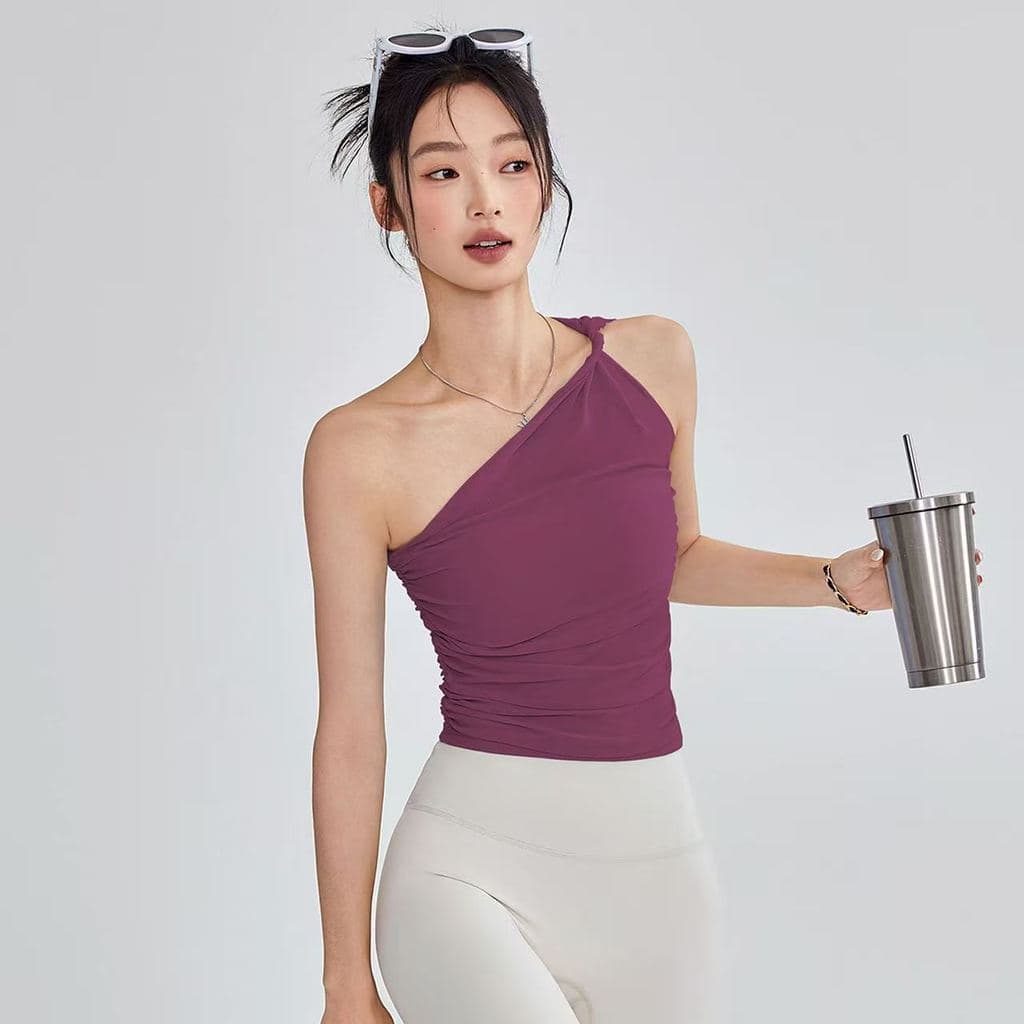 Fitness menina colete esportivo de uma peça exterior vibração roupas de Yoga roupa interior fio Pilates treinamento topo