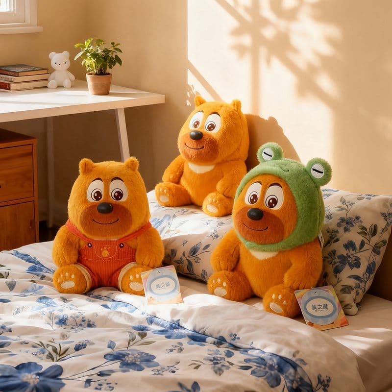 Urso grande boneca influenciador urso influenciador urso grande dois um par crianças boneca de pelúcia genuíno autorizad