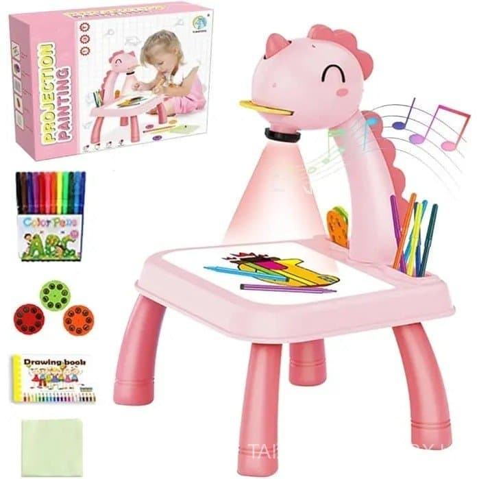 Novo Projetor de Desenho para Crianças, projetor de pintura para crianças, educacional e de aprendizagem para rastrear e