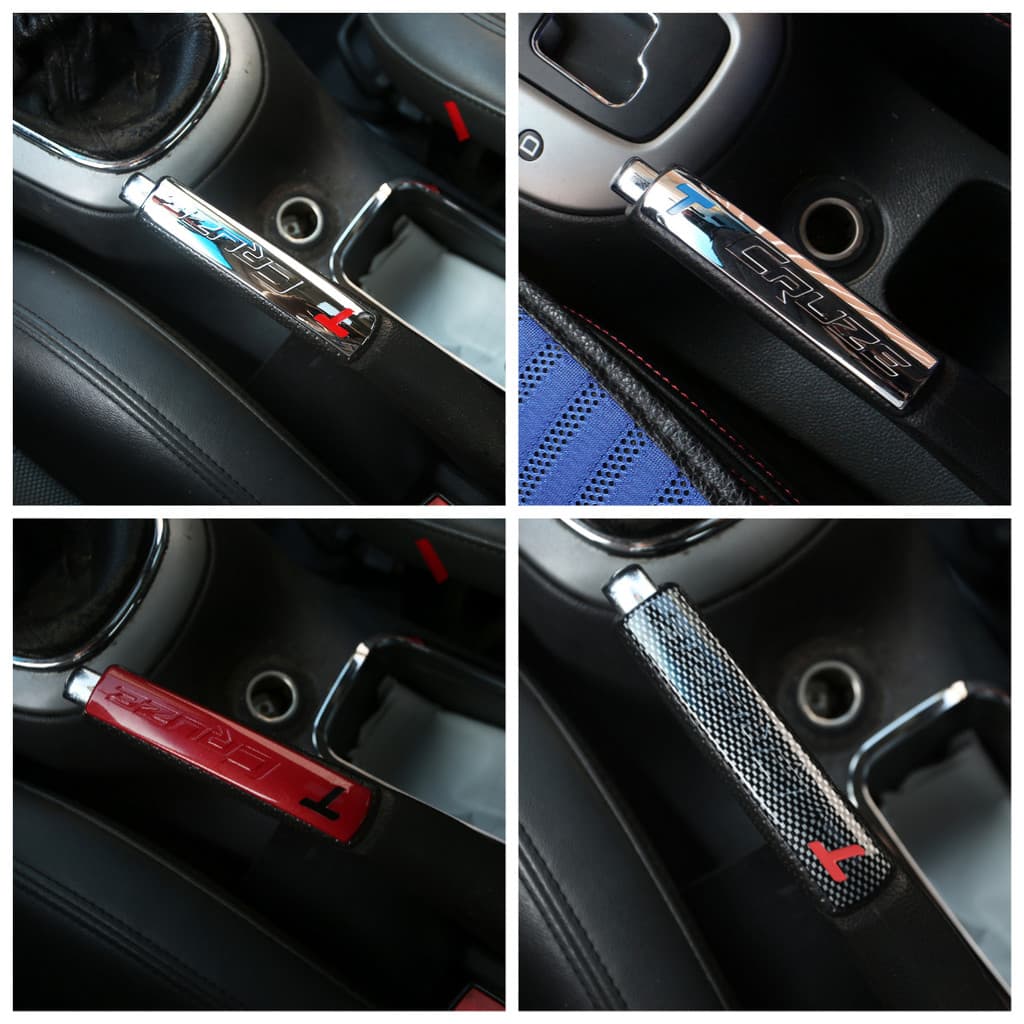 Capa De Acabamento Do Freio De Mão Carro Cromado/Pintura/Fibra De Carbono Para Chevy Cruze 2009-2013 2014 2015 Estilo In