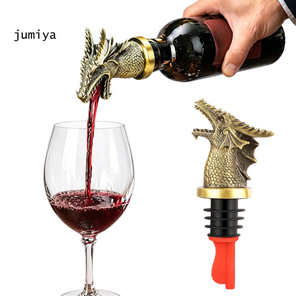 JY Acessórios Elegantes Para Servir Vinho , Derramador De Dragão E Selador Hermético Espíritos