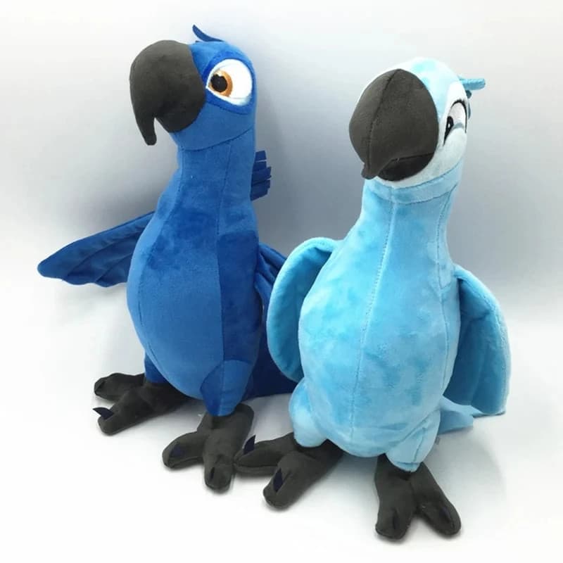 Novo Brinquedo de Pelúcia do Filme de Animação Rio 2, Papagaio Azul Blu e Pássaro do Paraíso de 30cm, Presente