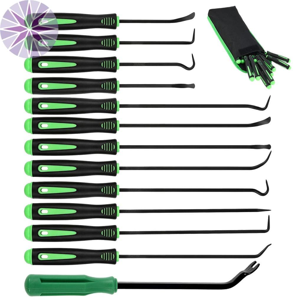 13 Pçs Kit De Ferramentas De Seleção Mecânica Com Alça Ergonômica Antiderrapante Portátil Ferramenta De Remoção De Vedaç