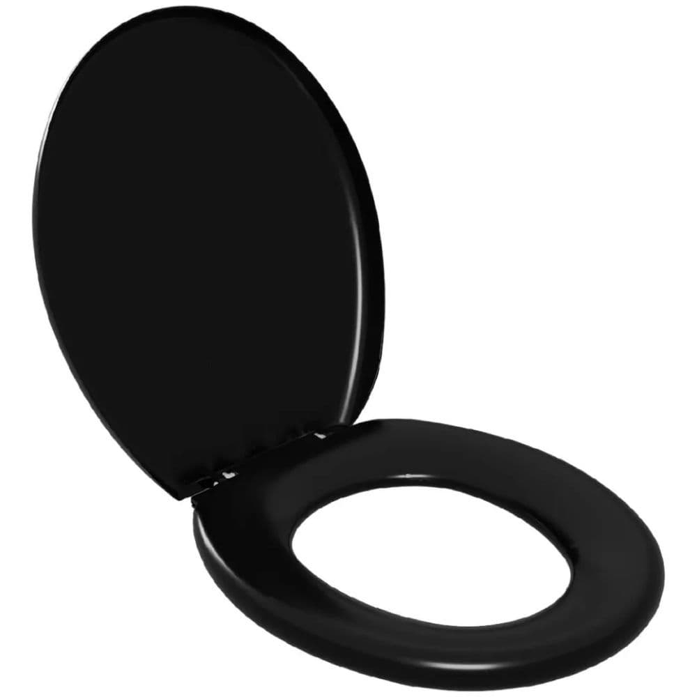 Assento Sanitario Astra Super Almofadado Oval Orig TPK Preto
