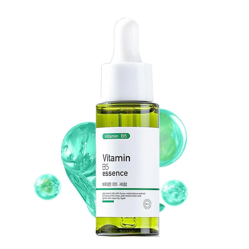 Sérum Reparador de Pantenol (Vitamina B5) para Pele Sensível com Vermelhidão, Essência Facial Hidratante Profunda para R