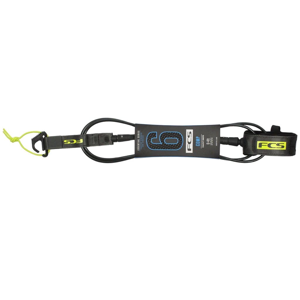 Leash FCS 6 X 5mm Competition Coal Lime