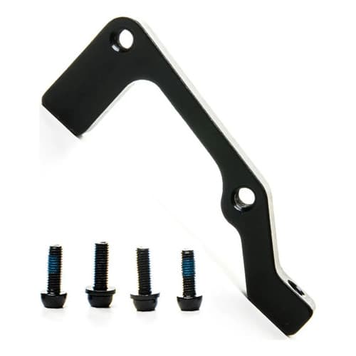 Adaptador Aluminio U5 Freio Disco Dianteiro 203mm Suporte Bike Bicicleta Mountain Bike MTB Preto